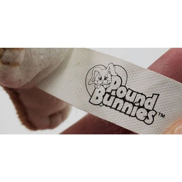 Vintage Pound Puppies Mini Rabbit Plush Light Brown 2.5" - Picture 6 of 6